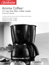 Sunbeam Aroma Coffee PC3600 User manual