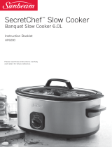 Sunbeam Cooktop HP6000 User manual