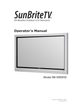 SunBriteTV SB-5560HD-BL User manual