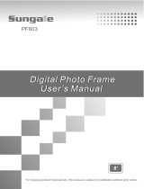 Sungale PF803 User manual