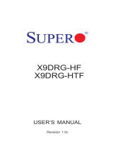 SUPER MICRO Computer X9DRG-HF User manual