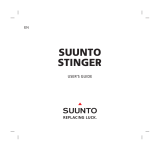 Suunto Stinger Owner's manual