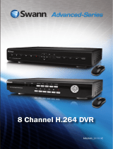 Swann Advanced-Series 8 Channel DVR H.264 User manual