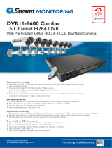 Swann DVR16-8600 Combo User manual