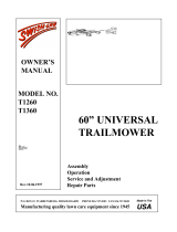 Swisher T1360 User manual