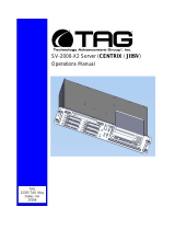 TAG CENTRIX SV-2000-X2 User manual