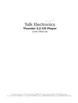 Talk electronic Thunder 1.2 User manual