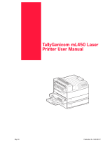 Tally Genicom Intelliprint ML450 User manual