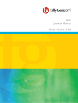 Tally Genicom 2900 User manual