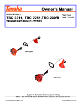 Tanaka TBC-2251 User manual