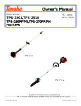 Tanaka TPS-2501 User manual