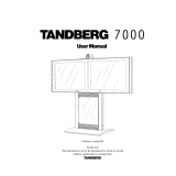 TANDBERG 7000 User manual