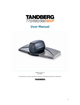 TANDBERG 770 MXP User manual