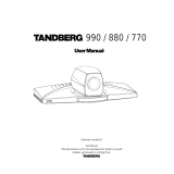TANDBERG 770 User manual