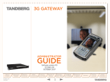 TANDBERG 3G GATEWAY 1 User manual