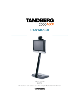 TANDBERG T2000 MXP User manual