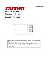 Tappan TM7050S User manual