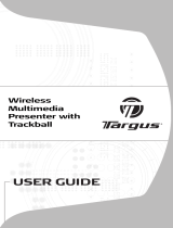 Targus Wireless Multimedia Presenter with Trackball User manual