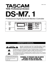 Tascam DS-M7.1 User manual