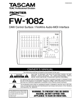 Tascam FW­1082 User manual