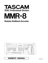 Tascam MMR-8 User manual