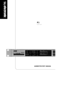 TC electronic SDN BHD P2 User manual