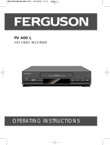 Technicolor - Thomson Ferguson FV 400 L User manual