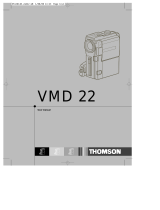 Technicolor - Thomson VMD 22 User manual