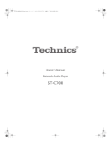 Technics ST-C700 Operating instructions