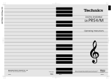 Technics SX-PR54/M User manual