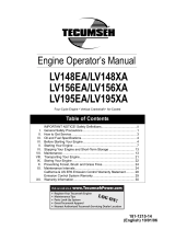 Tecumseh LV148EA User manual