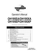 Tecumseh OH195XA User manual
