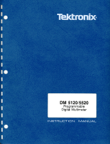 Tektronix DM 5120 User manual