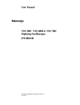 Tektronix TDS 500C User manual