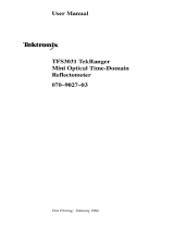 Tektronix Telescope TFS3031 User manual
