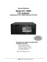 Teledyne gfc 7000t User manual