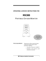 Teledyne MX300 User manual