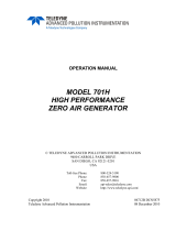 Teledyne 701H User manual