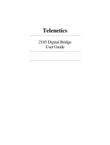 Telenetics 2185 User manual