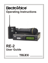 Electro-Voice Telex RE-2 User manual