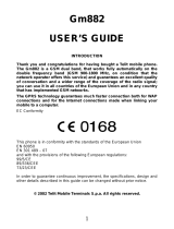 Telit Wireless Solutions GM 882 User manual