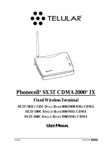 Telular CDMA SX5T-500C User manual