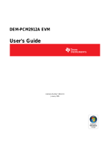 Texas Instruments DEM-PCM2912A EVM User manual
