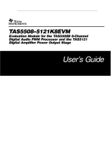 Texas Instruments TAS5508-5121K8EVM User manual