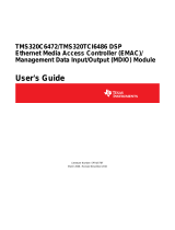 Texas Instruments EMAC/MDIO Module for the TMS320C6472/TMS320TCI6486 DSP (Rev. F) User manual
