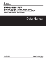 Texas Instruments TVP5147M1PFP User manual
