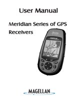 Thales Navigation meridian series User manual