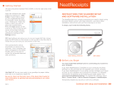 The Neat Company Neat Receipts For Mac Mobile Scanner 322 User manual