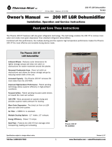 Therma-Stor Products Group Phoenix 200 HT User manual