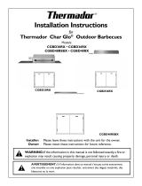 Thermador Char-Glo CGBD30RX User manual